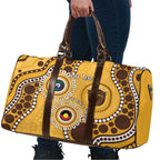 Hawthorn NAIDOC 2026 Personalised Travel Bag 50 Years of Deadly Aboriginal Art