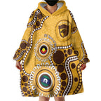 Hawthorn NAIDOC 2026 Personalised Wearable Blanket Hoodie 50 Years of Deadly Aboriginal Art