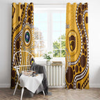 Hawthorn NAIDOC 2026 Personalised Window Curtain 50 Years of Deadly Aboriginal Art