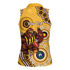 Hawthorn NAIDOC 2026 Personalised Women Sleeveless Polo Shirt 50 Years of Deadly Aboriginal Art