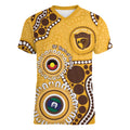 Hawthorn NAIDOC 2026 Personalised Women V-Neck T-Shirt 50 Years of Deadly Aboriginal Art