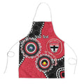 St Kilda NAIDOC 2026 Personalised Apron 50 Years of Deadly Aboriginal Art