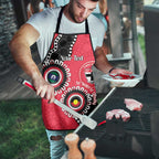 St Kilda NAIDOC 2026 Personalised Apron 50 Years of Deadly Aboriginal Art