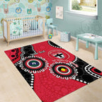 St Kilda NAIDOC 2026 Personalised Area Rug 50 Years of Deadly Aboriginal Art