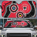 St Kilda NAIDOC 2026 Personalised Auto Sun Shade 50 Years of Deadly Aboriginal Art