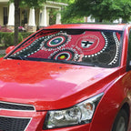 St Kilda NAIDOC 2026 Personalised Auto Sun Shade 50 Years of Deadly Aboriginal Art