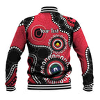 St Kilda NAIDOC 2026 Personalised Baseball Jacket 50 Years of Deadly Aboriginal Art