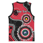 St Kilda NAIDOC 2026 Personalised Basketball Jersey 50 Years of Deadly Aboriginal Art