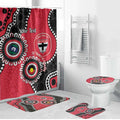St Kilda NAIDOC 2026 Personalised Bathroom Set 50 Years of Deadly Aboriginal Art