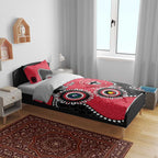 St Kilda NAIDOC 2026 Personalised Bedding Set 50 Years of Deadly Aboriginal Art