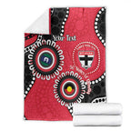 St Kilda NAIDOC 2026 Personalised Blanket 50 Years of Deadly Aboriginal Art