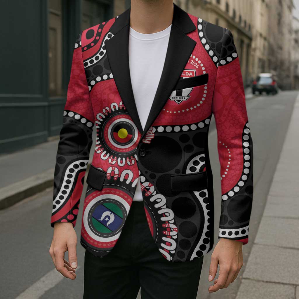 St Kilda NAIDOC 2026 Personalised Blazer 50 Years of Deadly Aboriginal Art