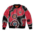 St Kilda NAIDOC 2026 Personalised Bomber Jacket 50 Years of Deadly Aboriginal Art