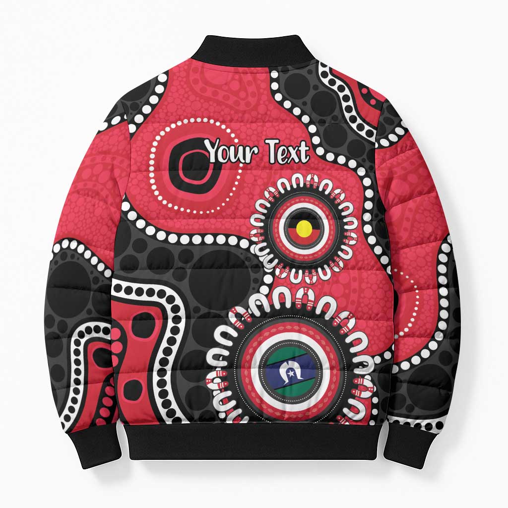 St Kilda NAIDOC 2026 Personalised Bomber Puffer Jacket 50 Years of Deadly Aboriginal Art