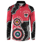 St Kilda NAIDOC 2026 Personalised Button Sweatshirt 50 Years of Deadly Aboriginal Art
