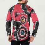 St Kilda NAIDOC 2026 Personalised Button Sweatshirt 50 Years of Deadly Aboriginal Art