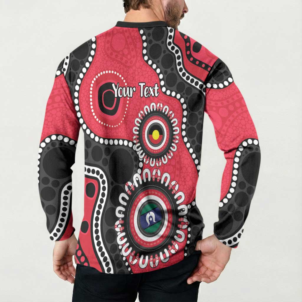 St Kilda NAIDOC 2026 Personalised Button Sweatshirt 50 Years of Deadly Aboriginal Art