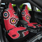 St Kilda NAIDOC 2026 Personalised Car Seat Cover 50 Years of Deadly Aboriginal Art
