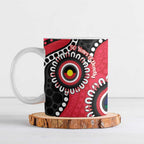 St Kilda NAIDOC 2026 Personalised Ceramic Mug 50 Years of Deadly Aboriginal Art