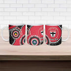 St Kilda NAIDOC 2026 Personalised Ceramic Mug 50 Years of Deadly Aboriginal Art