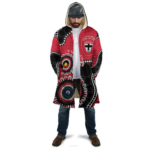 St Kilda NAIDOC 2026 Personalised Cloak 50 Years of Deadly Aboriginal Art