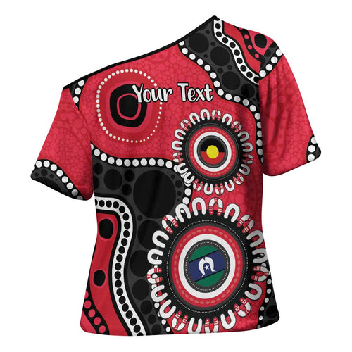 St Kilda NAIDOC 2026 Personalised Cross Shoulder Shirt 50 Years of Deadly Aboriginal Art