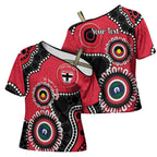 St Kilda NAIDOC 2026 Personalised Cross Shoulder Shirt 50 Years of Deadly Aboriginal Art