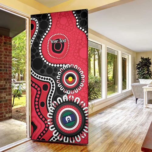 St Kilda NAIDOC 2026 Personalised Door Cover 50 Years of Deadly Aboriginal Art