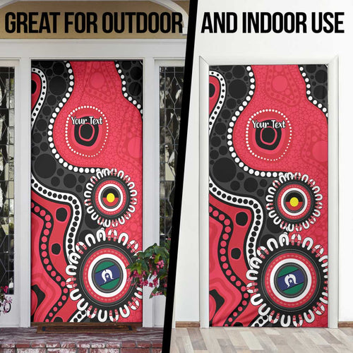 St Kilda NAIDOC 2026 Personalised Door Cover 50 Years of Deadly Aboriginal Art