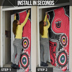 St Kilda NAIDOC 2026 Personalised Door Cover 50 Years of Deadly Aboriginal Art
