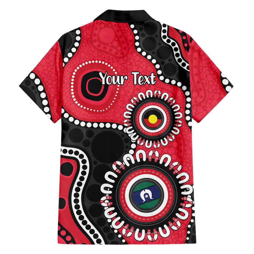 St Kilda NAIDOC 2026 Personalised Family Matching Off The Shoulder Long Sleeve Dress and Hawaiian Shirt 50 Years of Deadly Aboriginal Art