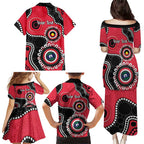 St Kilda NAIDOC 2026 Personalised Family Matching Puletasi and Hawaiian Shirt 50 Years of Deadly Aboriginal Art
