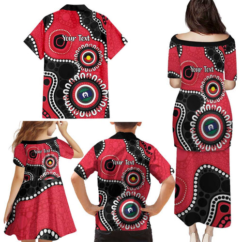 St Kilda NAIDOC 2026 Personalised Family Matching Puletasi and Hawaiian Shirt 50 Years of Deadly Aboriginal Art