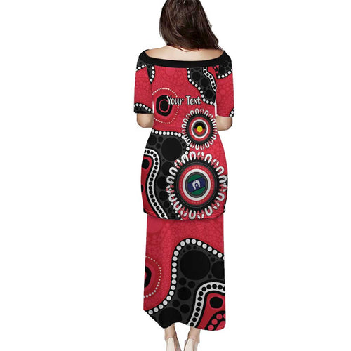 St Kilda NAIDOC 2026 Personalised Family Matching Puletasi and Hawaiian Shirt 50 Years of Deadly Aboriginal Art