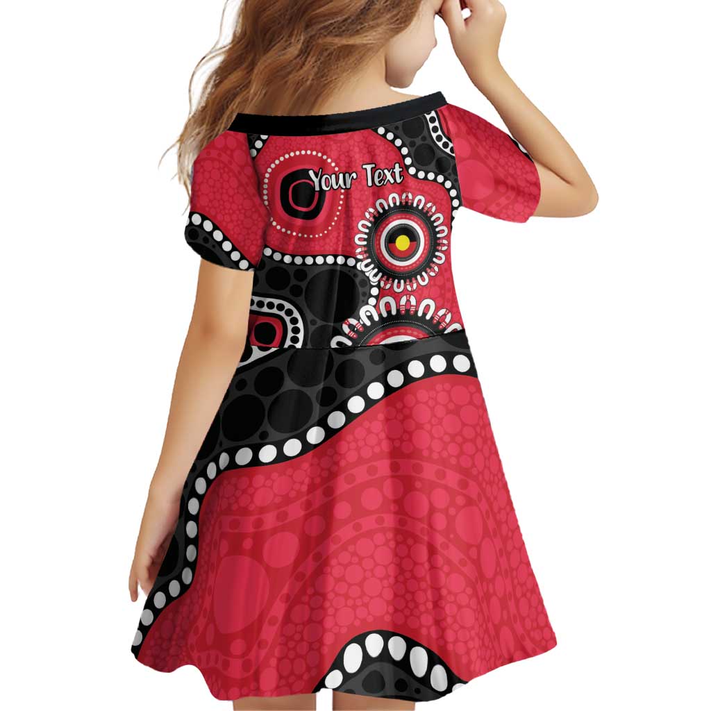 St Kilda NAIDOC 2026 Personalised Family Matching Short Sleeve Bodycon Dress and Hawaiian Shirt 50 Years of Deadly Aboriginal Art