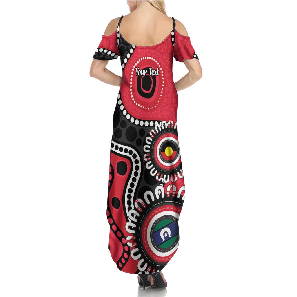 St Kilda NAIDOC 2026 Personalised Family Matching Summer Maxi Dress and Hawaiian Shirt 50 Years of Deadly Aboriginal Art