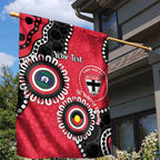 St Kilda NAIDOC 2026 Personalised Garden Flag 50 Years of Deadly Aboriginal Art