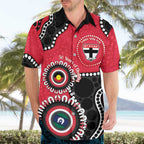 St Kilda NAIDOC 2026 Personalised Hawaiian Shirt 50 Years of Deadly Aboriginal Art