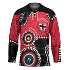 St Kilda NAIDOC 2026 Personalised Hockey Jersey 50 Years of Deadly Aboriginal Art