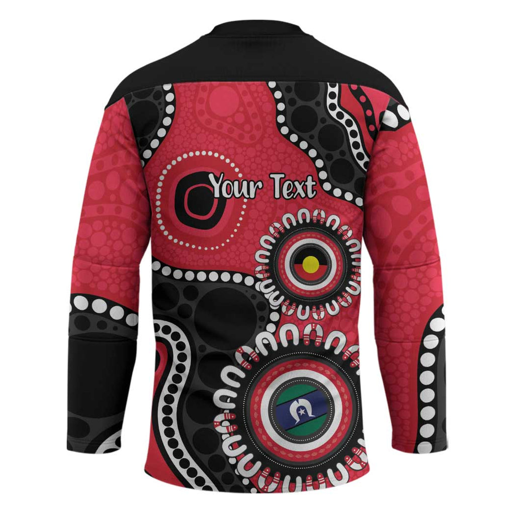 St Kilda NAIDOC 2026 Personalised Hockey Jersey 50 Years of Deadly Aboriginal Art