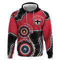 St Kilda NAIDOC 2026 Personalised Hoodie 50 Years of Deadly Aboriginal Art