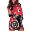 St Kilda NAIDOC 2026 Personalised Hoodie Dress 50 Years of Deadly Aboriginal Art