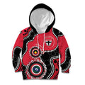 St Kilda NAIDOC 2026 Personalised Kid Hoodie 50 Years of Deadly Aboriginal Art