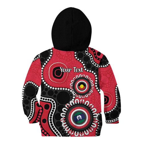 St Kilda NAIDOC 2026 Personalised Kid Hoodie 50 Years of Deadly Aboriginal Art