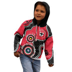 St Kilda NAIDOC 2026 Personalised Kid Hoodie 50 Years of Deadly Aboriginal Art