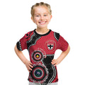 St Kilda NAIDOC 2026 Personalised Kid T Shirt 50 Years of Deadly Aboriginal Art