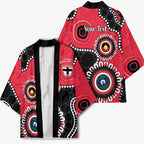 St Kilda NAIDOC 2026 Personalised Kimono 50 Years of Deadly Aboriginal Art