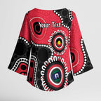 St Kilda NAIDOC 2026 Personalised Kimono Sleeve Blouse 50 Years of Deadly Aboriginal Art