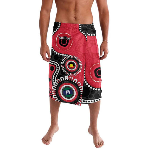 St Kilda NAIDOC 2026 Personalised Lavalava 50 Years of Deadly Aboriginal Art