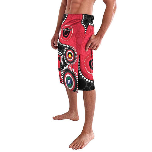 St Kilda NAIDOC 2026 Personalised Lavalava 50 Years of Deadly Aboriginal Art